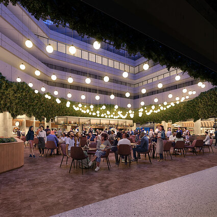 International Square Food Hall rendering 