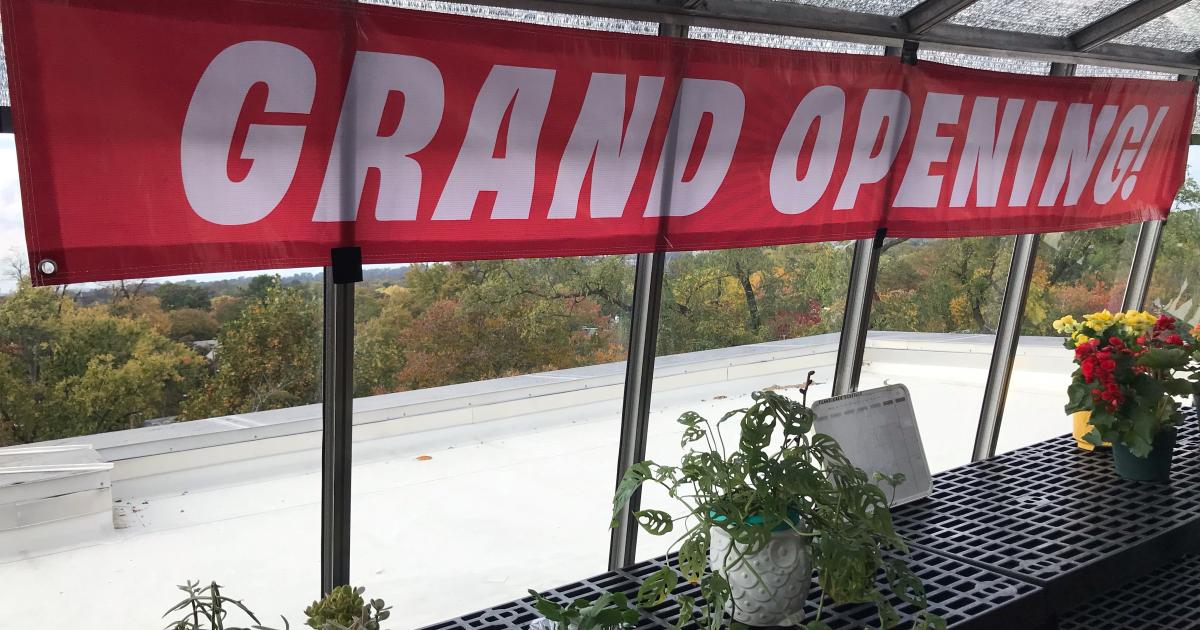 New Greenhouse Opens at Friendship Terrace! DAVIS Construction