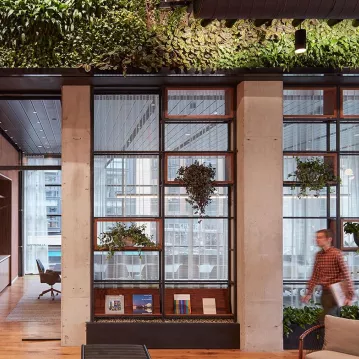 Interior photo of JBG SMITH Headquarters