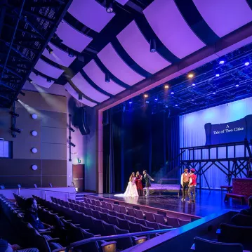 Lab School performance stage