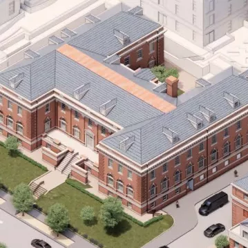 Rendering of an education building