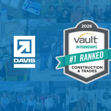 badge that says "#1 Ranked Internship - Construction & Trades"