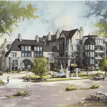 Corso Chevy Chase Painting