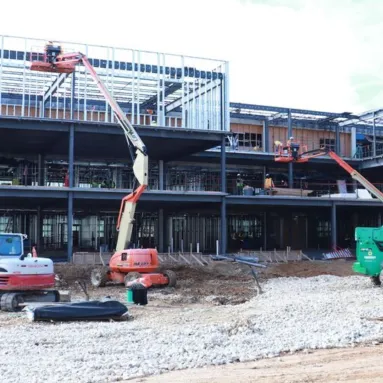 This month, we celebrated the topping out of the J.O. Wilson Elementary School modernization in DC's