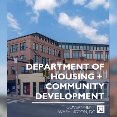 Supporting those who support our communities. That's how we build for a better future.

The Departme