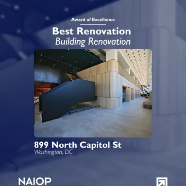 Congratulations to our project partners Network Realty Partners and @bxp_inc  securing @naiopdcmd Aw