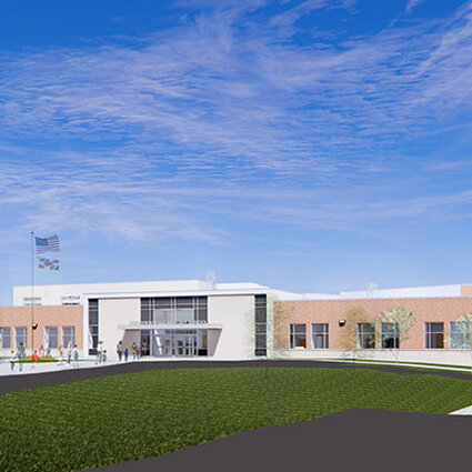 Northwood Elementary exterior rendering 