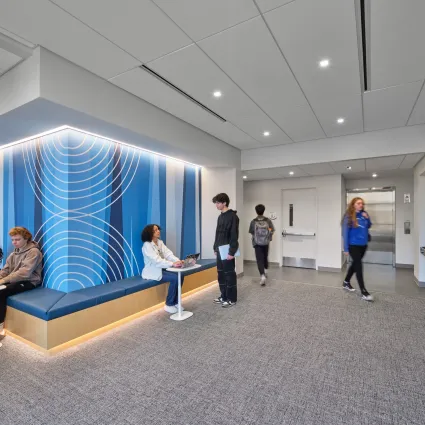 The Field School Hallway