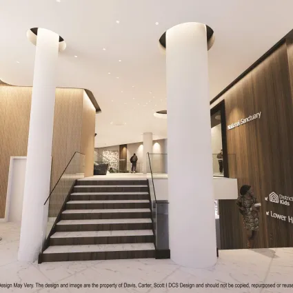 District Church lobby rendering