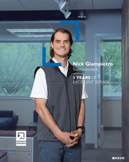 Navigating an active project site can be incredibly difficult; Nick makes it look easy.

Please take