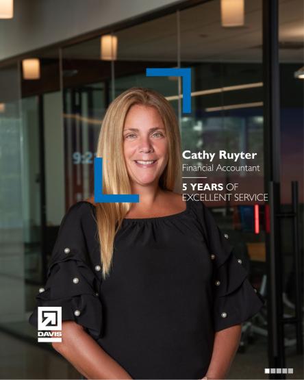 Cathy Ruyter has had an eventful first five years with us—from navigating remote work early on in 