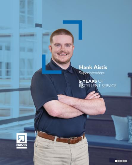 Our growth in the Philadelphia region wouldn't be possible without the major contributions from Hank