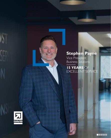 15 years of impact, dedication, and supporting our organization—all just a part of the job for Ste