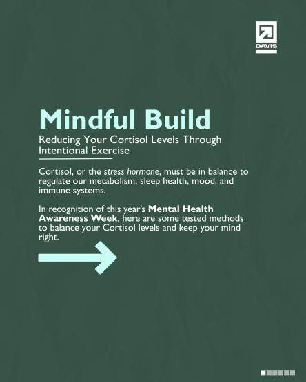 The construction industry can be a challenging work environment. This Mental Health Awareness Week, 
