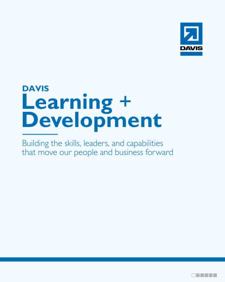 Becoming a part of the DAVIS family doesn't mean the end of your professional development—it's the