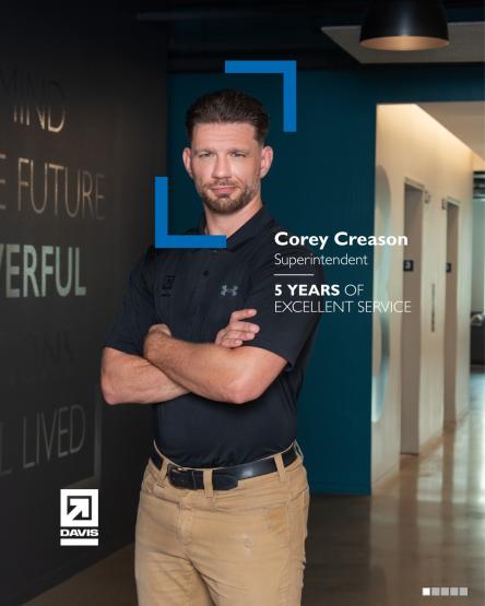 Five years can really fly by fast.

Please take a second to congratulate Corey Creason on reaching f