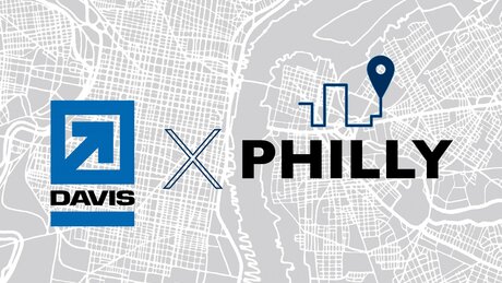 Graphic of roads with "philly" written on it.