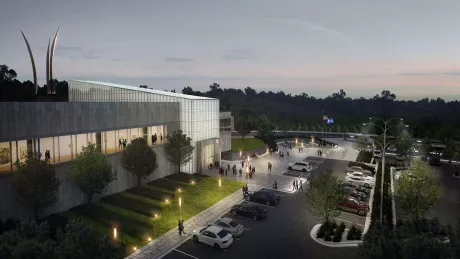 9-11 Pentagon Memorial rendering 