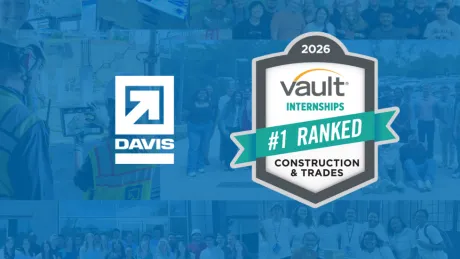 badge that says "#1 Ranked Internship - Construction & Trades"