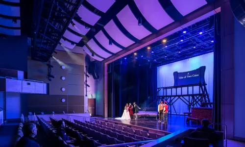 Lab School performance stage