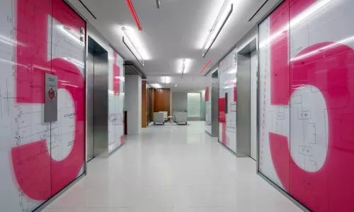 elevator bank lobby