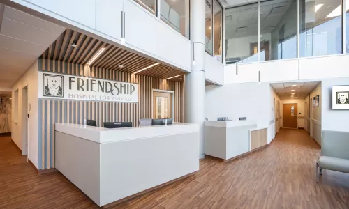 inside of a veterinary hospital