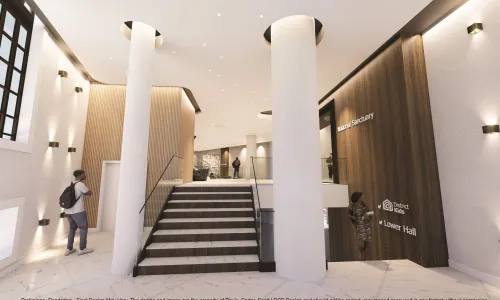 District Church lobby rendering