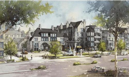 Corso Chevy Chase Painting