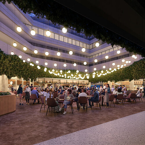 International Square Food Hall rendering 