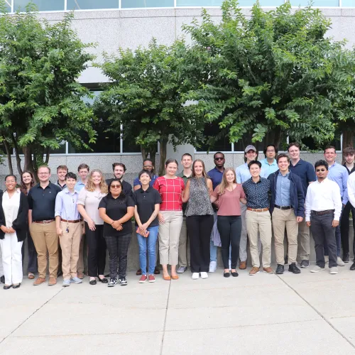 Group of interns pose