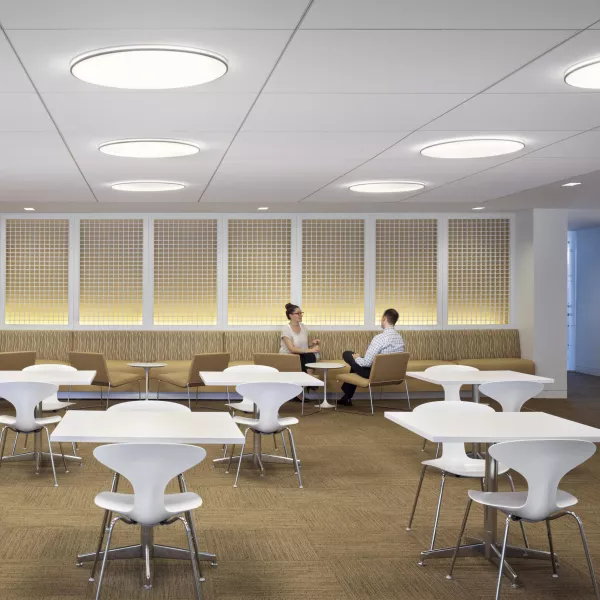 cafeteria eating area