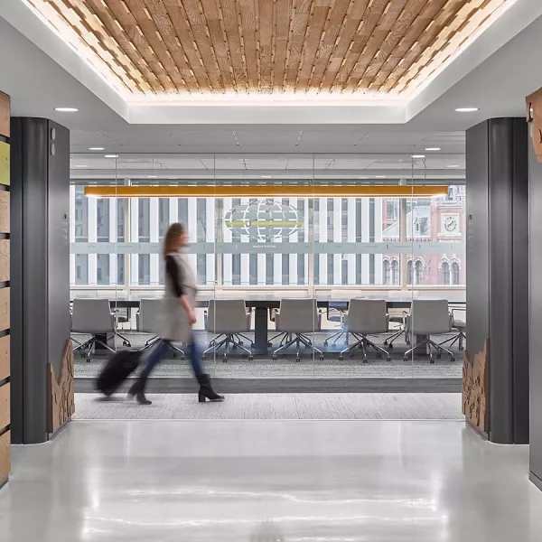 elevator bank lobby