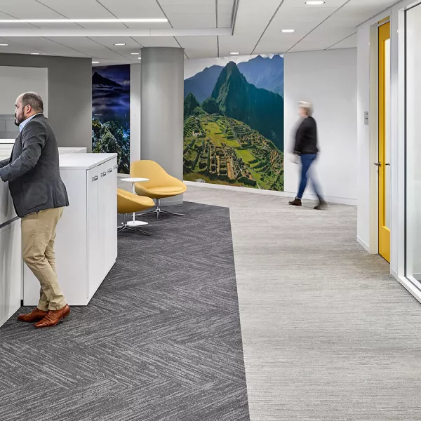 open working space
