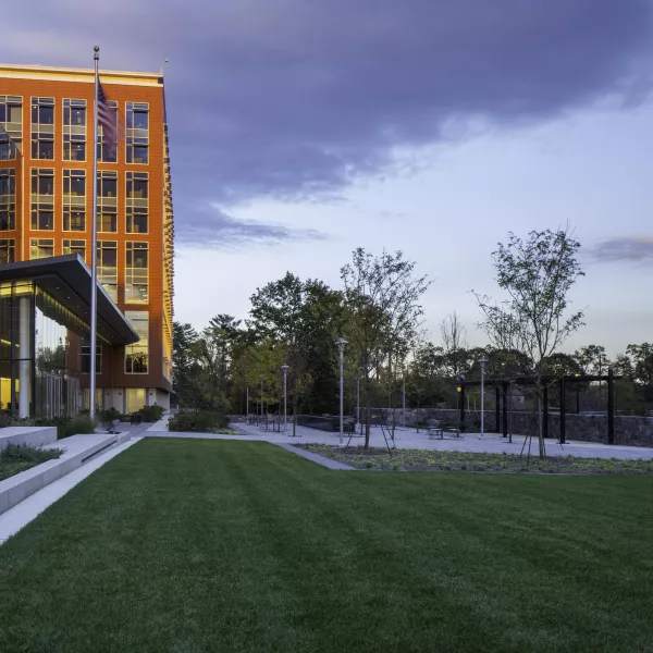 outside of building and surrounding grounds