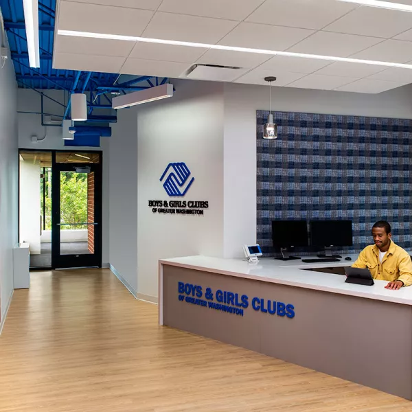 Boys and Girls Club Greater Washington lobby