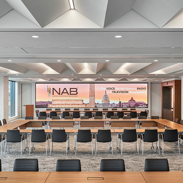 National Association of Broadcasters large conference space 