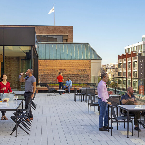 Perkins + Will DC Office rooftop