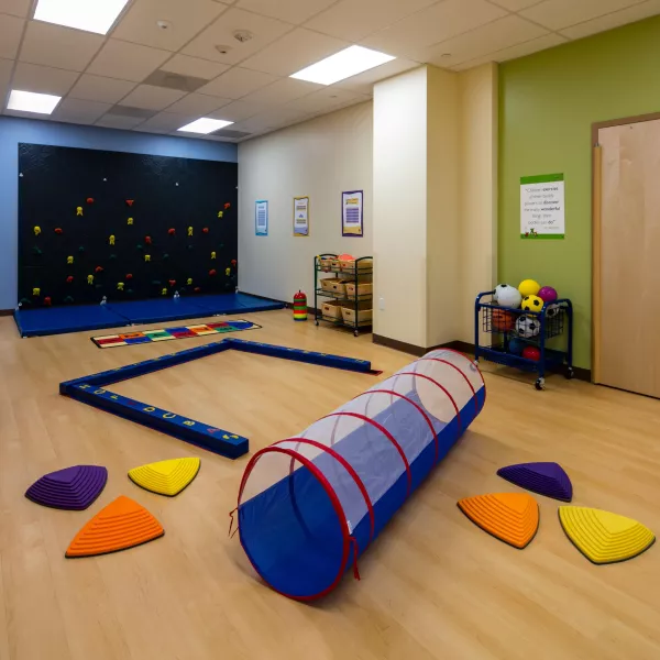 Activity room in child-care facility