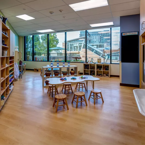 Childcare facility classroom