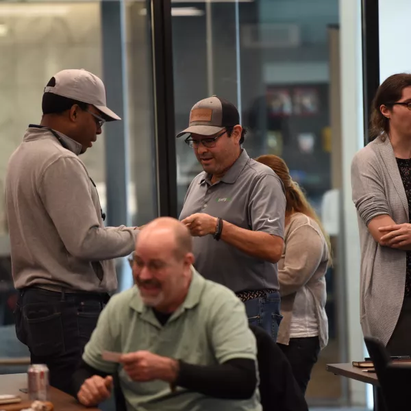 People network at an event