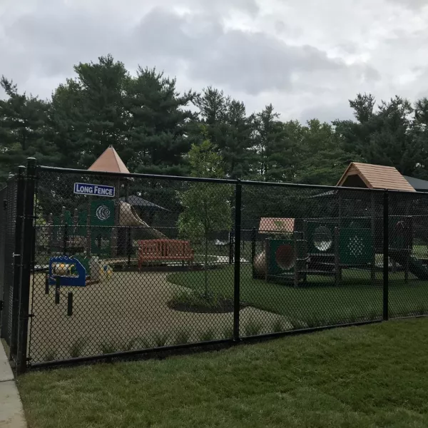 playground outside a child care center