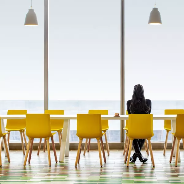 corporate chairs and room