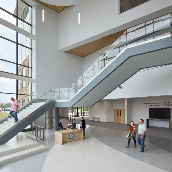 Meritus School of Osteopathic Medicine Academic Building Stairwell