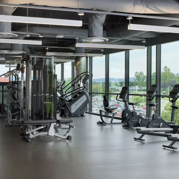 Meritus School of Osteopathic Medicine Academic Building Exercise Facility