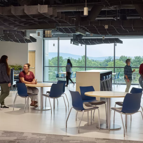 Meritus School of Osteopathic Medicine Academic Building Common space