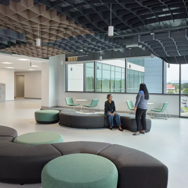Meritus School of Osteopathic Medicine Academic Building Common space