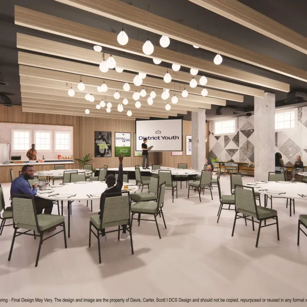 District Church meeting room rendering