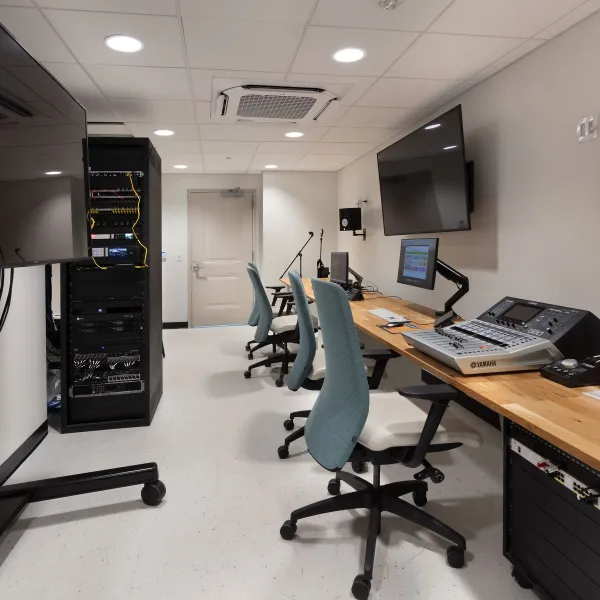 CUMC Church tech room