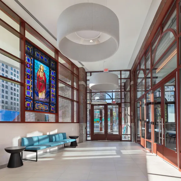 CUMC Church lobby