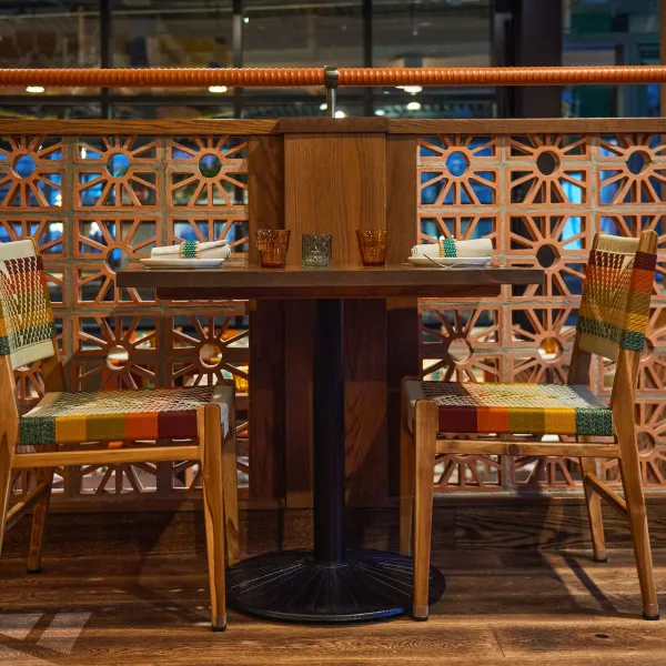 Ometeo Restaurant table and chairs